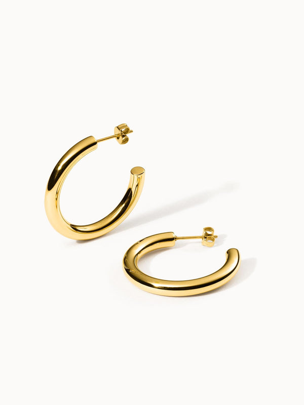 Kumu O Hoop Earring