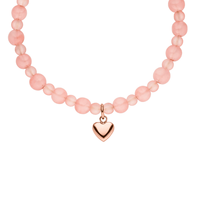 Peachy Heart Bracelet