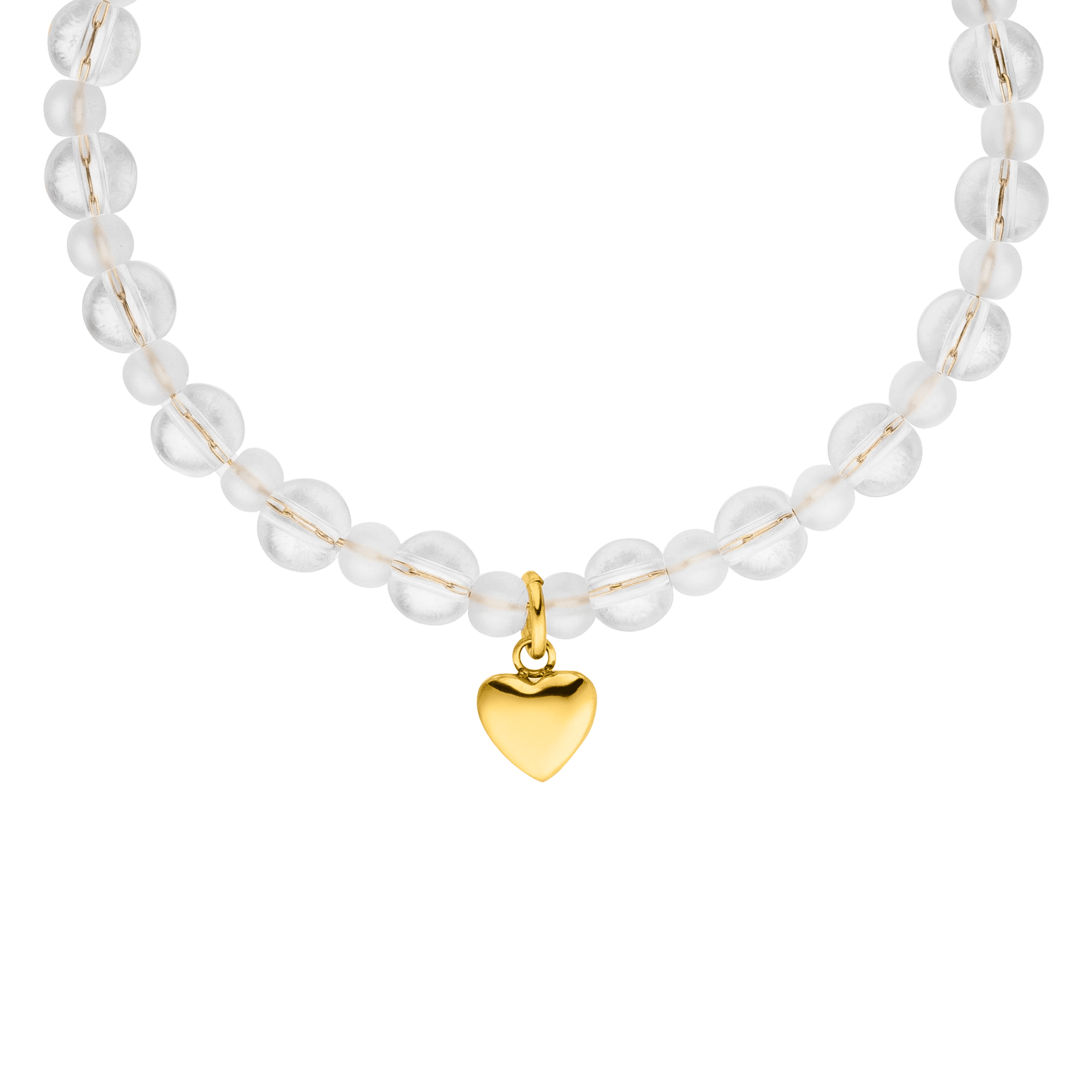 White Heart Bracelet