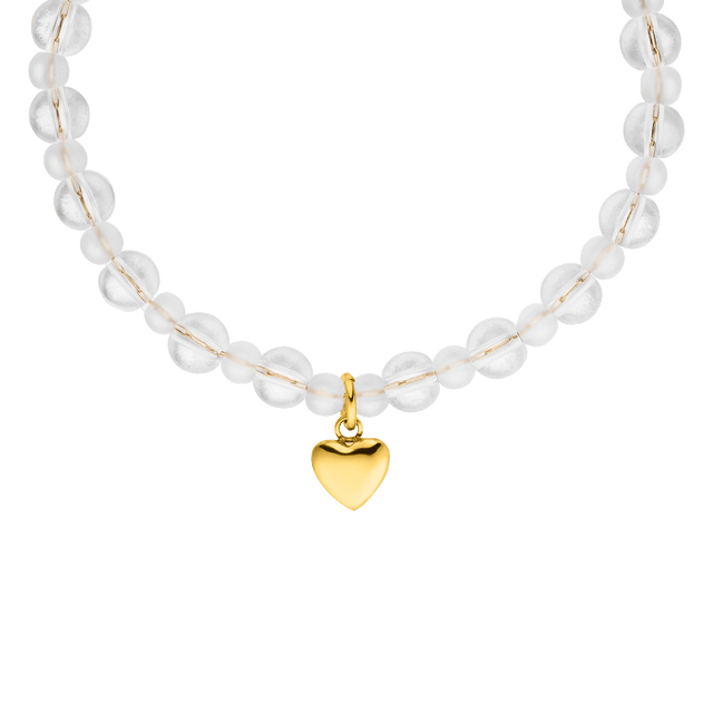 White Heart Bracelet