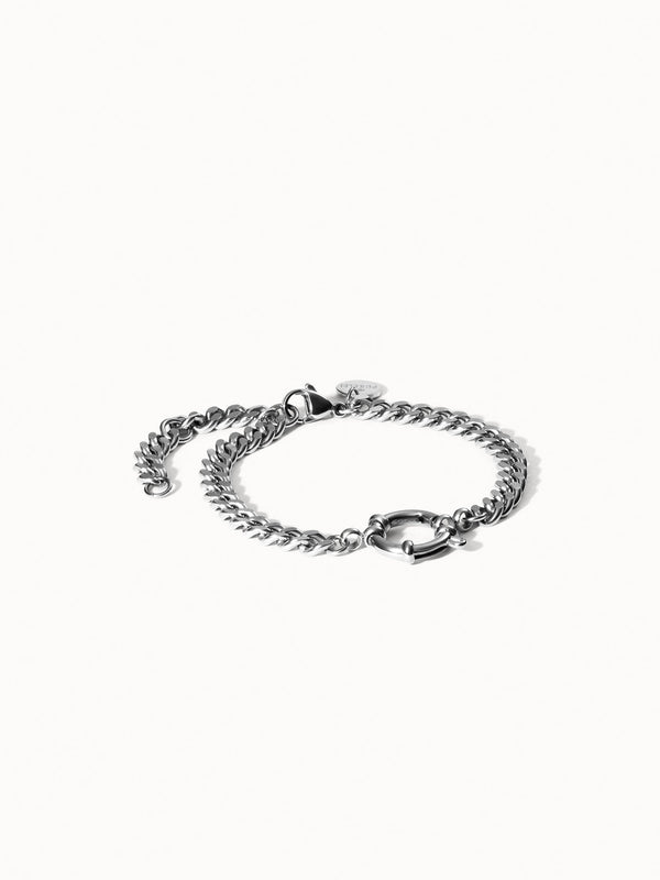 Curb Chain Charm Bracelet