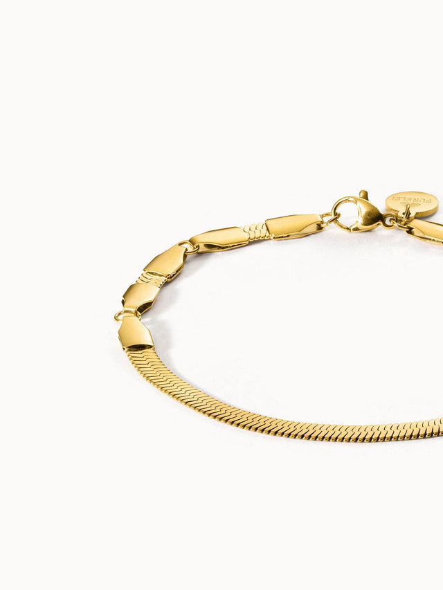 Slangenketting Armband