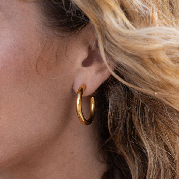 Kumu O Hoop Earring