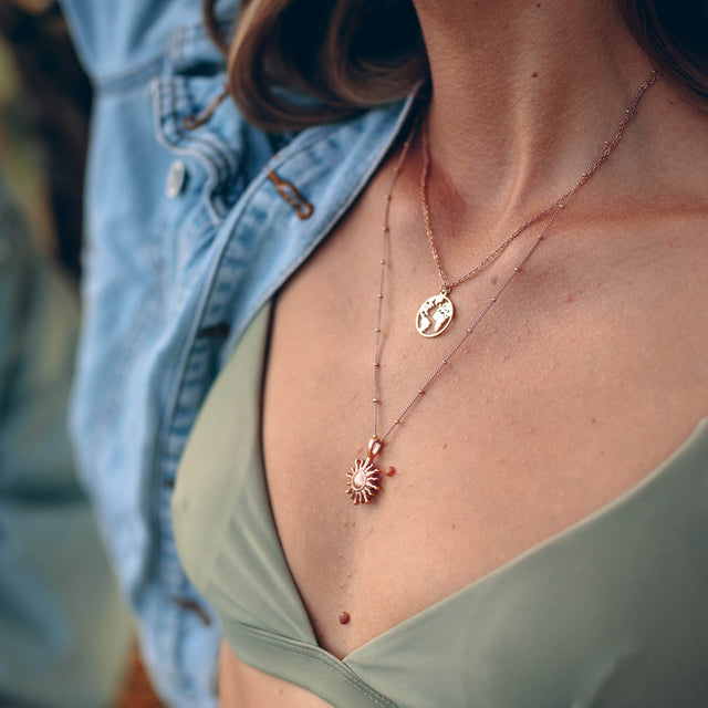 World Map Ketting