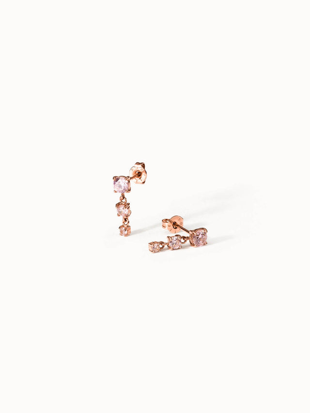 Pink Glamour Oorbel