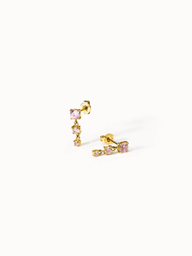 Pink Glamour Oorbel