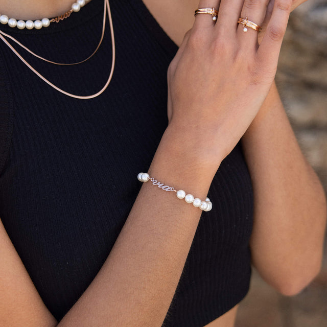 Via Pearl Armband