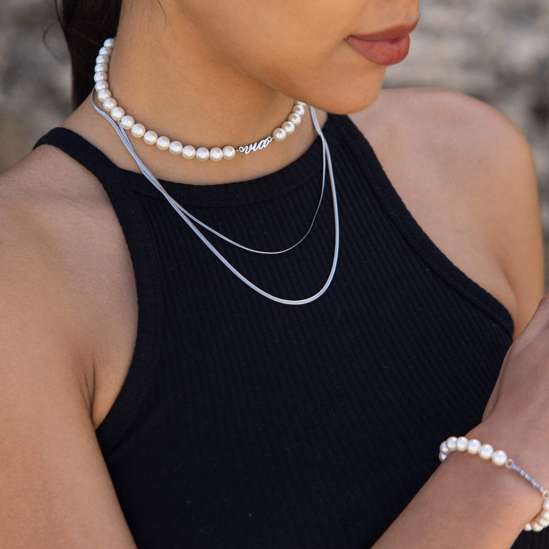 Two Layers Necklace