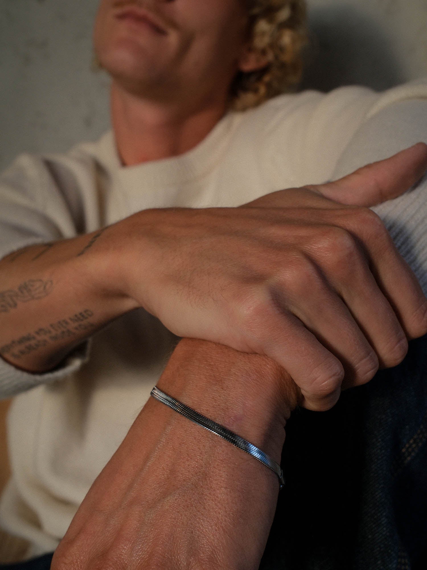 Slangenketting Armband