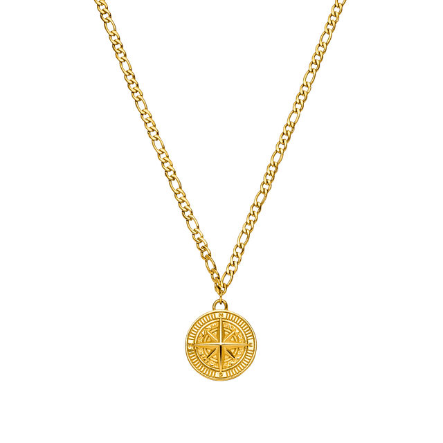Compass Men Necklace