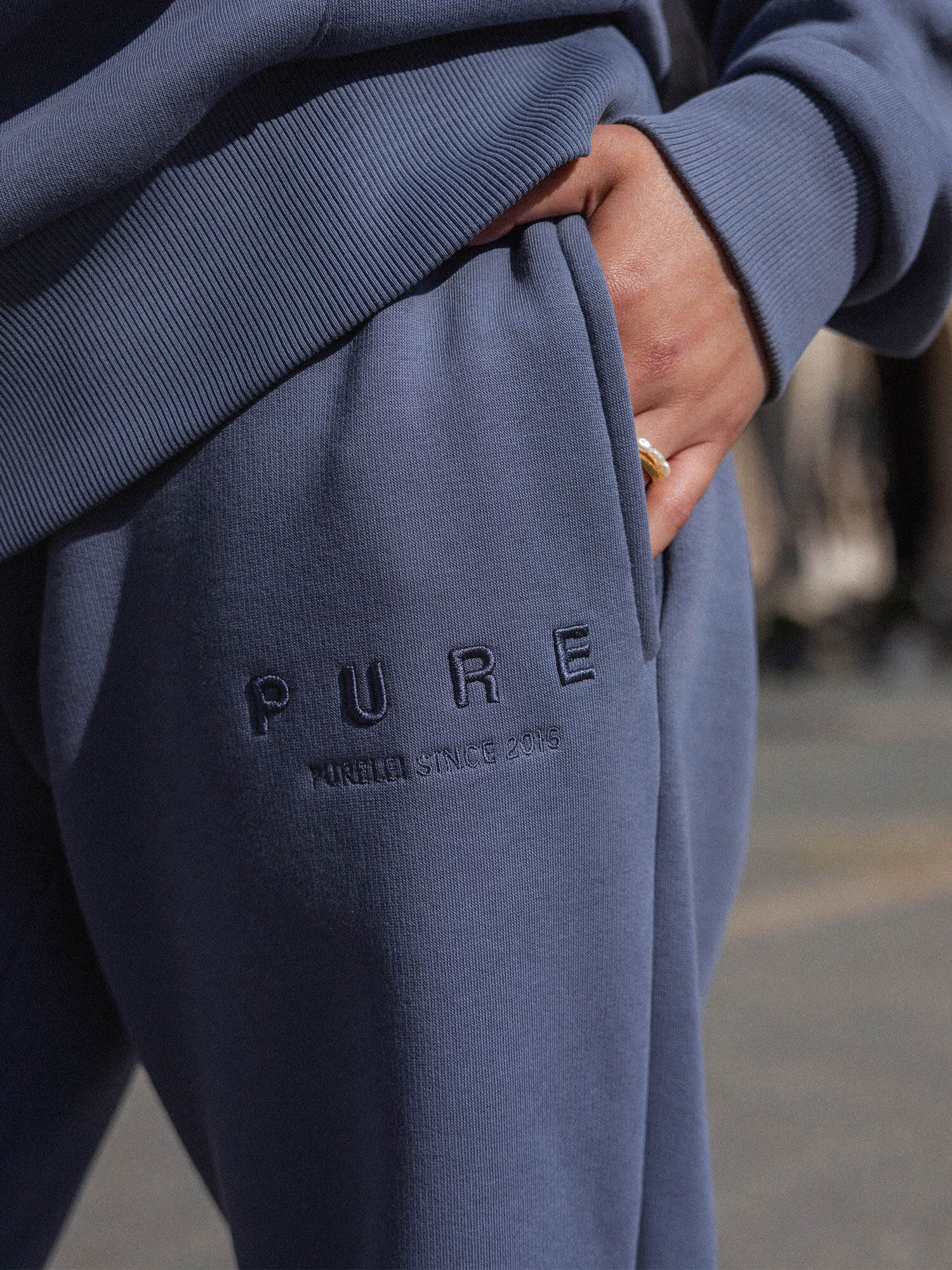 Feeling Pure Joggingbroek Donkerblauw