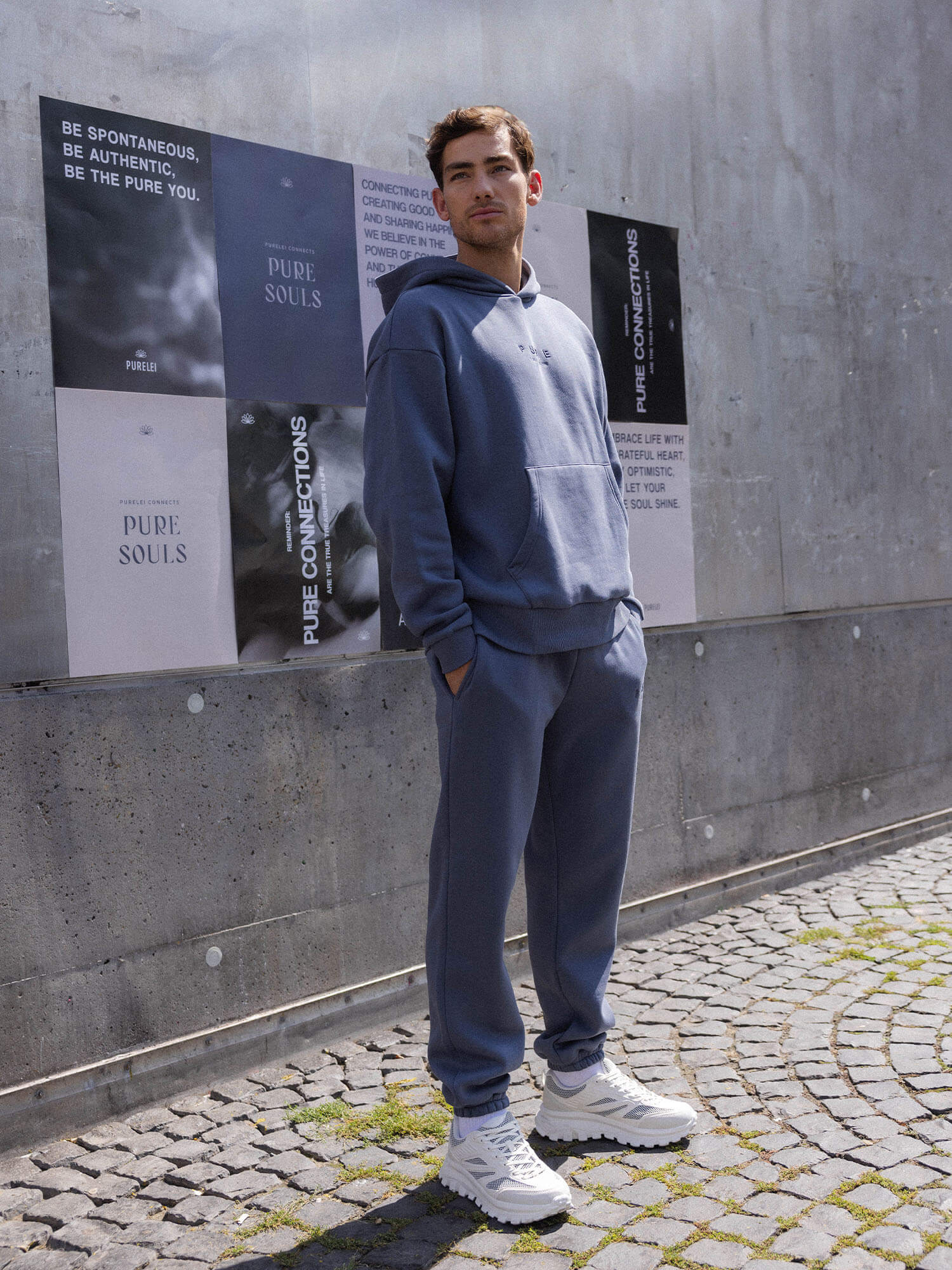 Feeling Pure Joggingbroek Donkerblauw