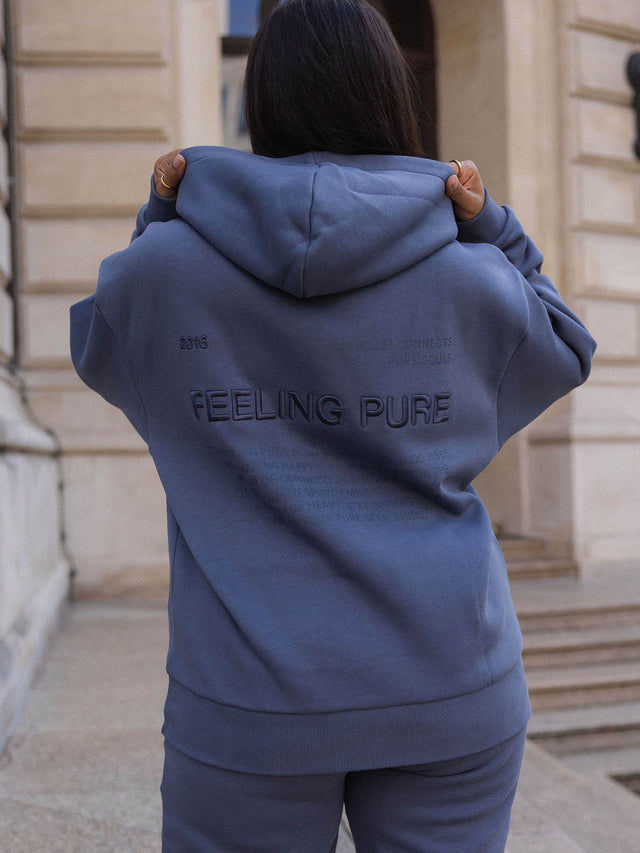 Feeling Pure Hoodie Donkerblauw