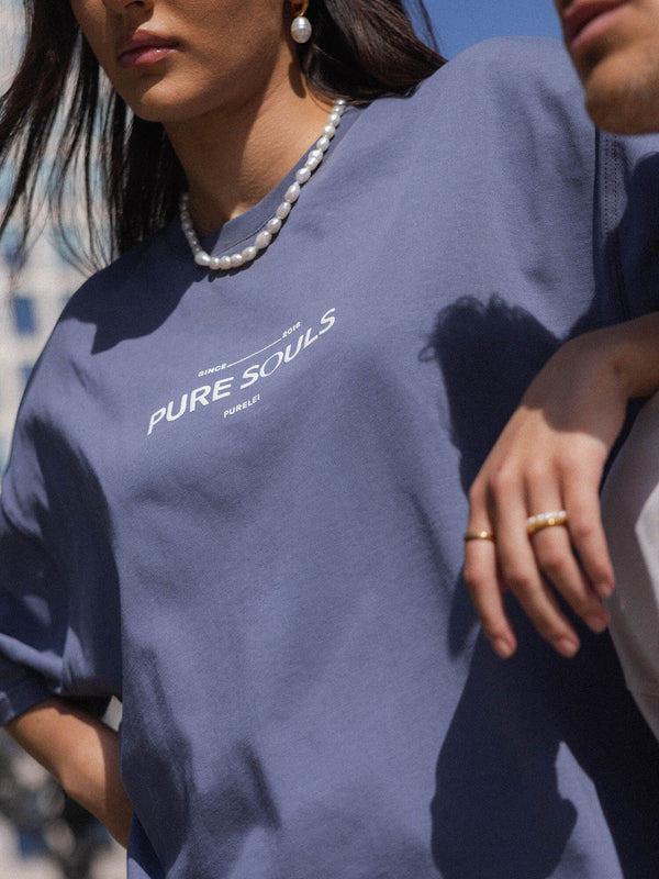 T-Shirt Pure Souls Donkerblauw