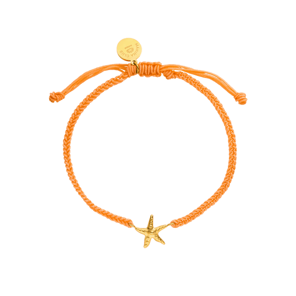 Mahina Club Beach Star Orange Armband