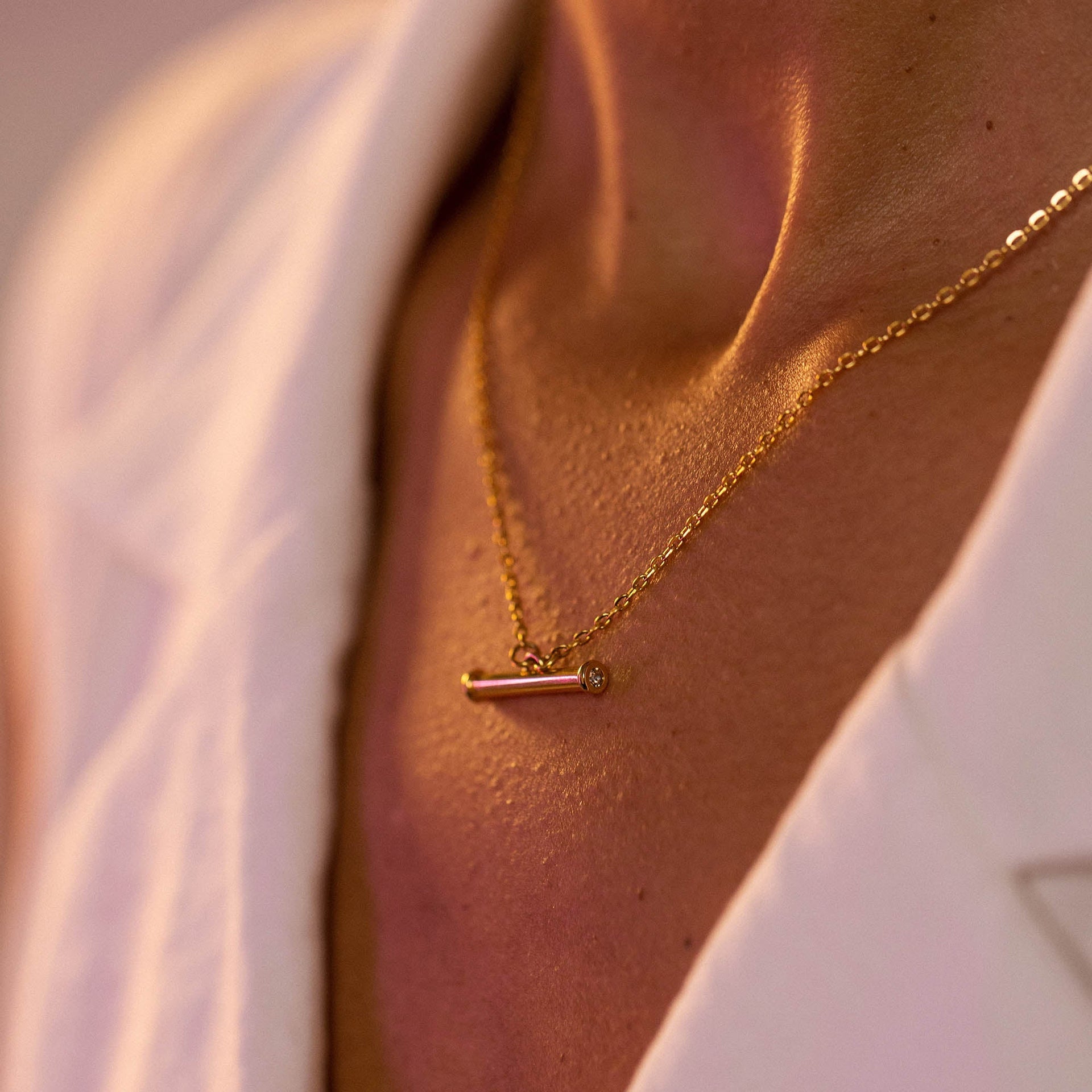 Glitter Toggle Ketting