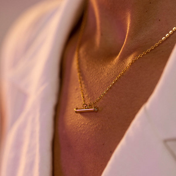 Glitter Toggle Necklace