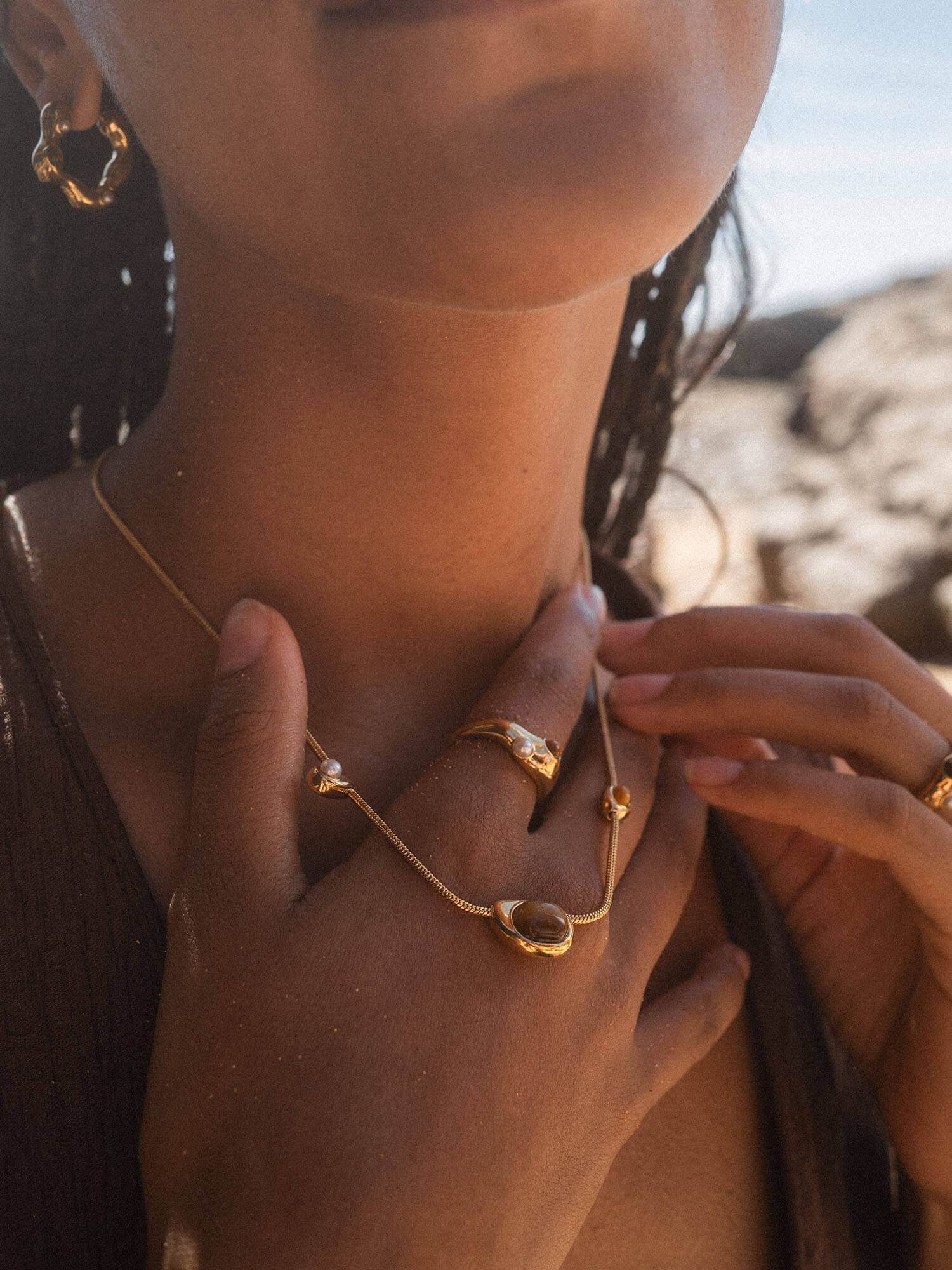 Golden Gaze Necklace