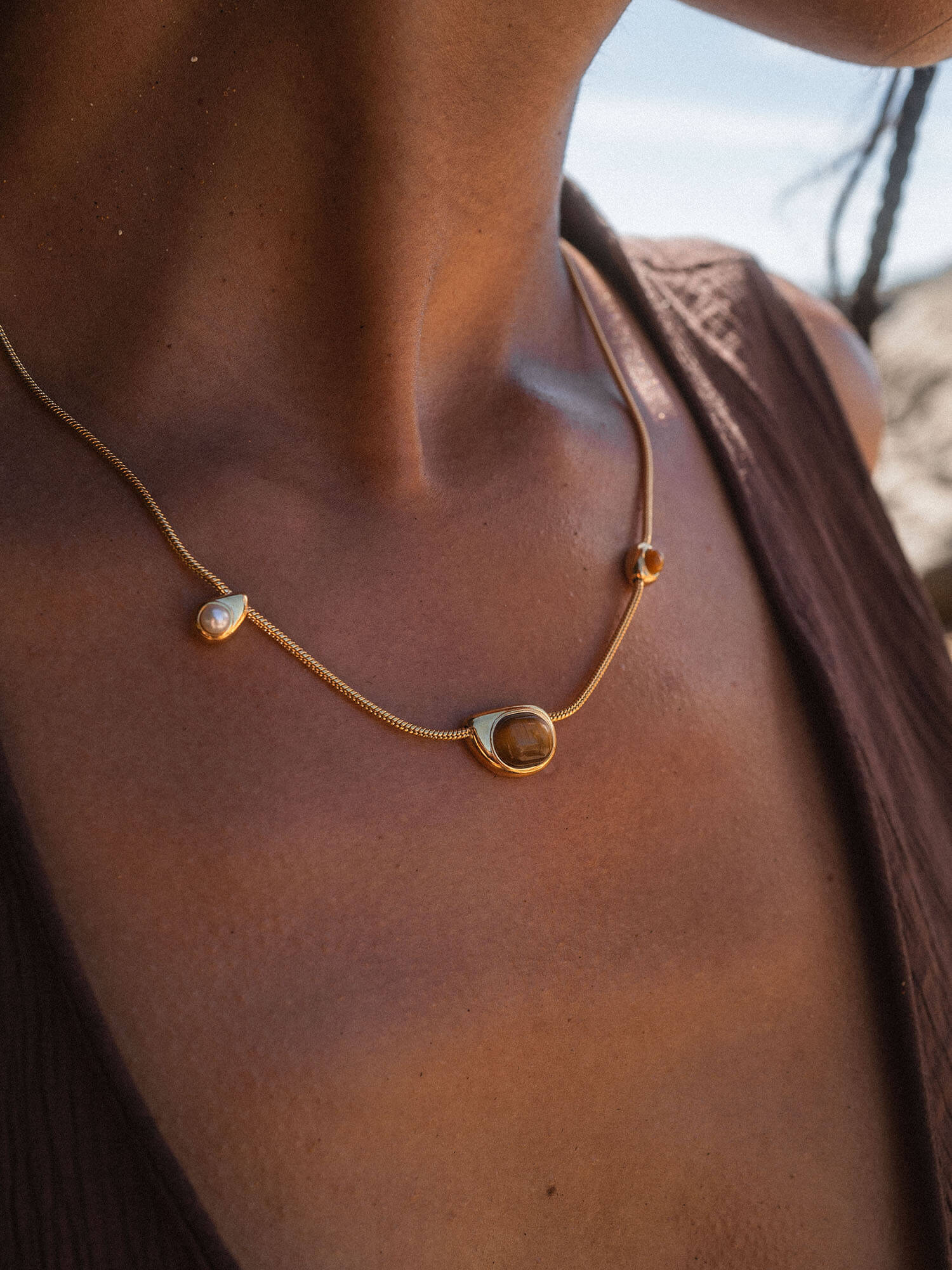 Golden Gaze Necklace