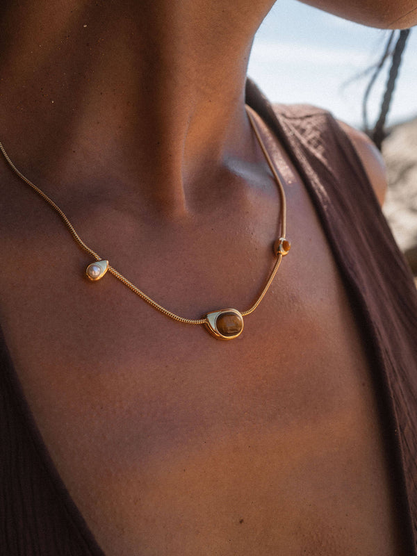 Golden Gaze Necklace