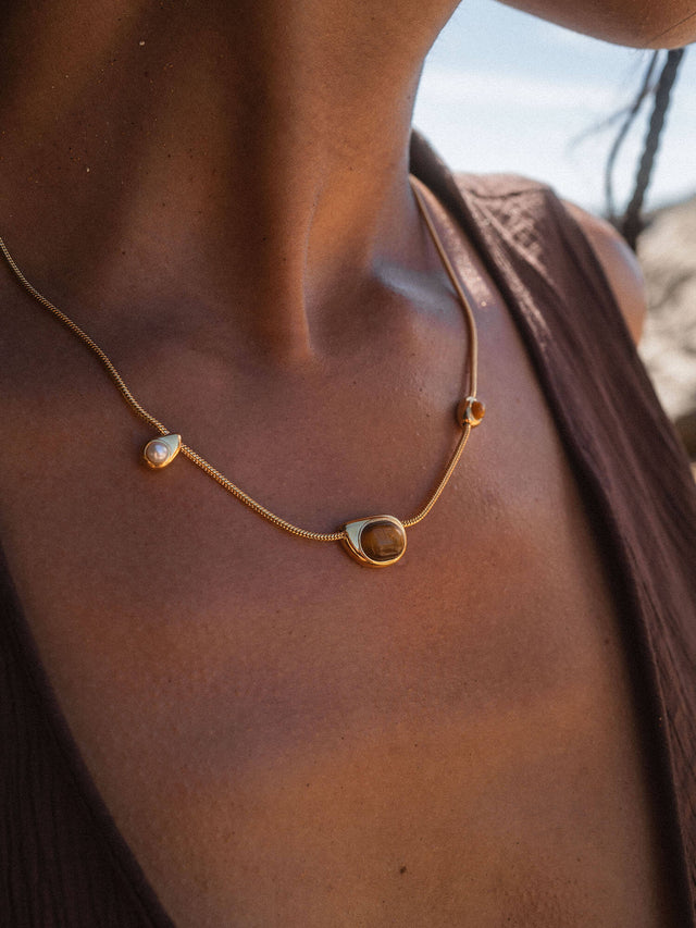 Golden Gaze Necklace