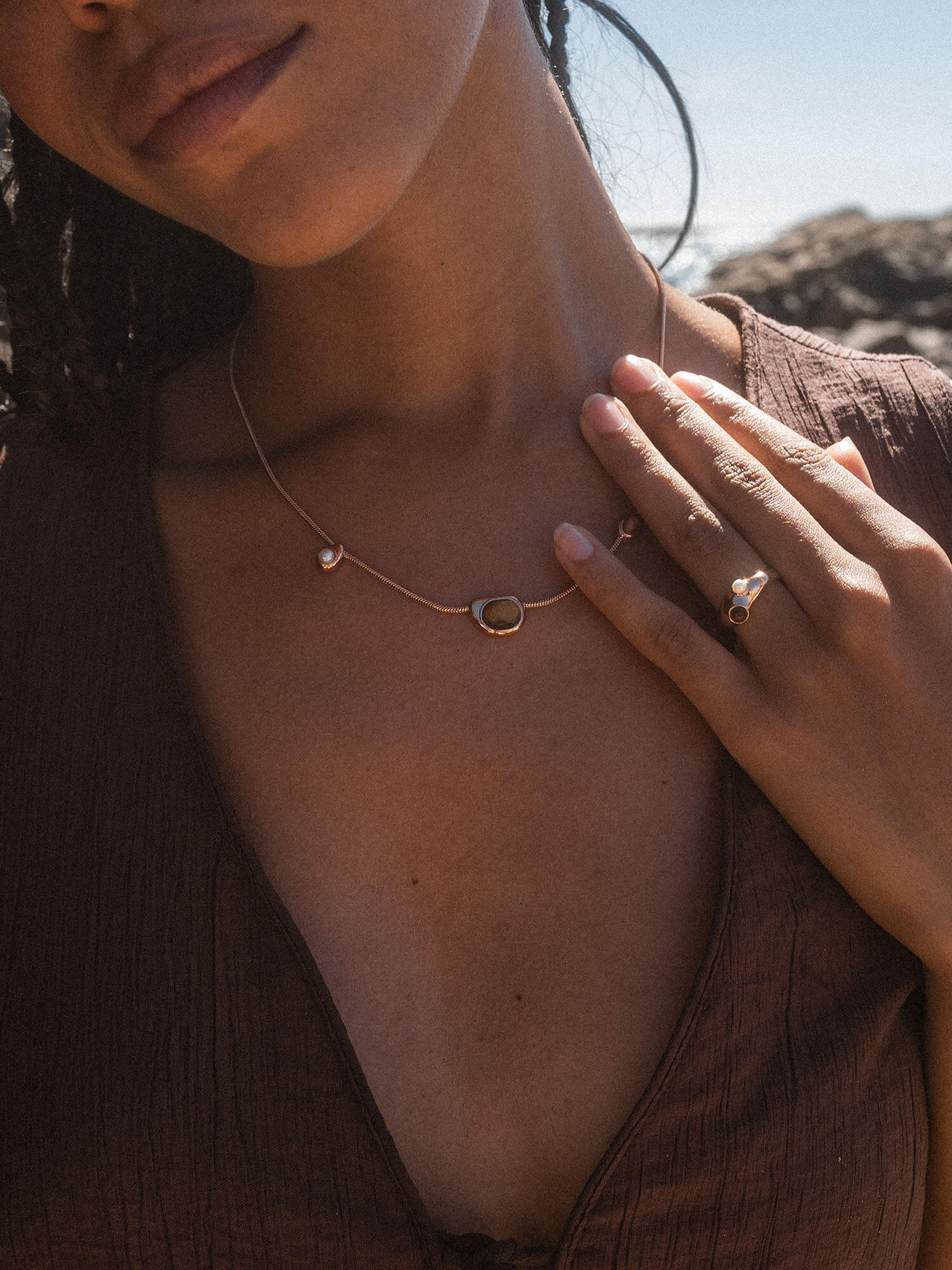 Golden Gaze Necklace