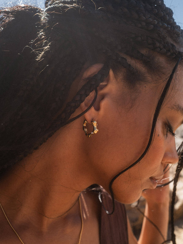 Golden Gaze Earring