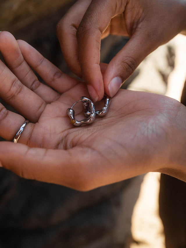Golden Gaze Earring