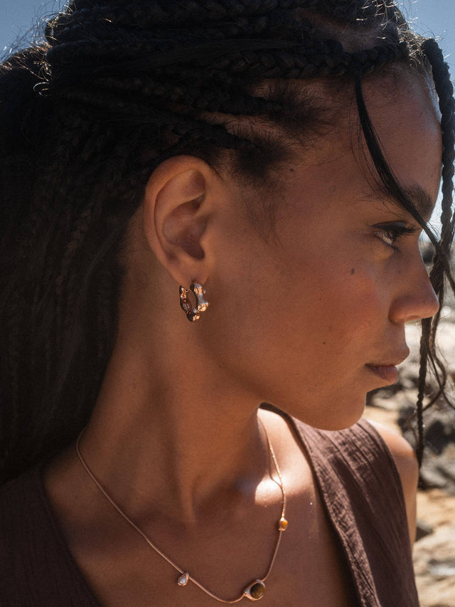 Golden Gaze Earring