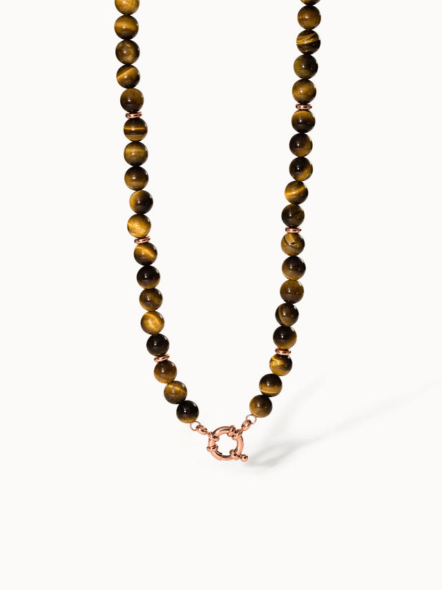 Tiger's Eye Charm Necklace