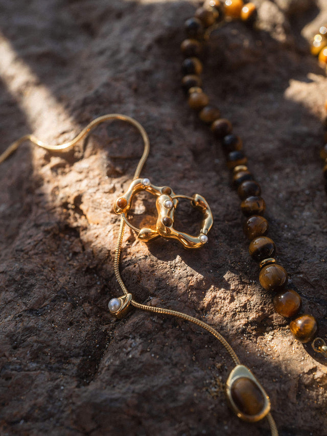 Golden Gaze Earring