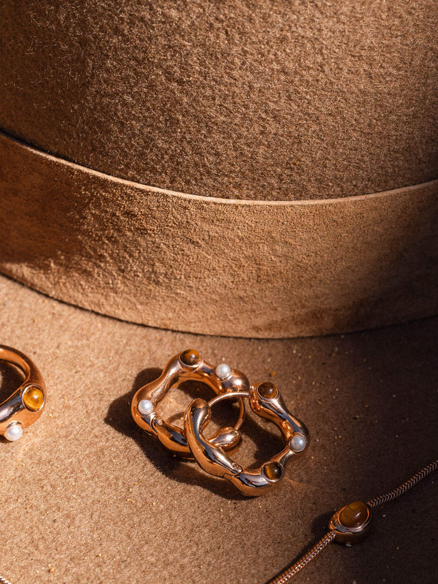 Golden Gaze Earring