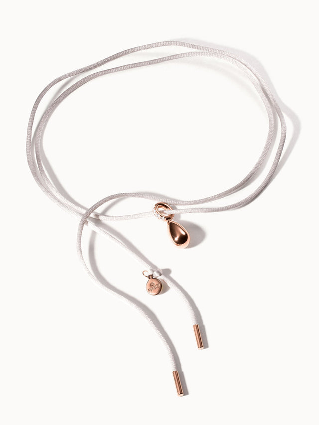 Gray Satin Ketting