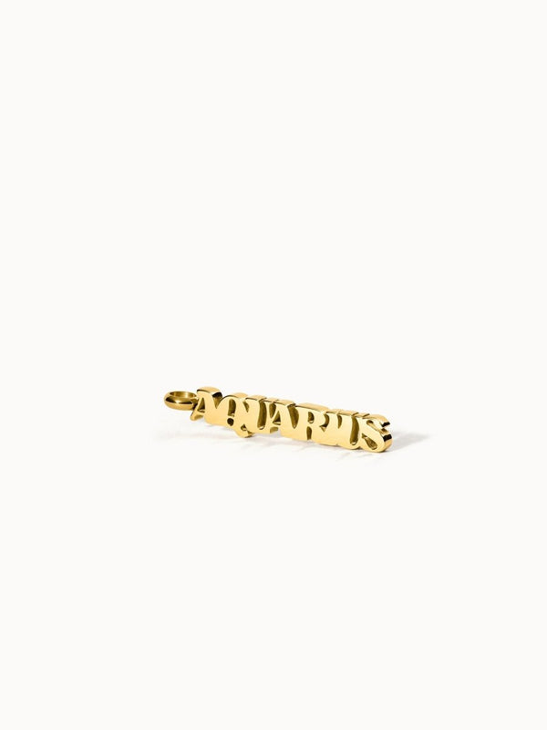Aquarius Letter Charm - INT PURELEI