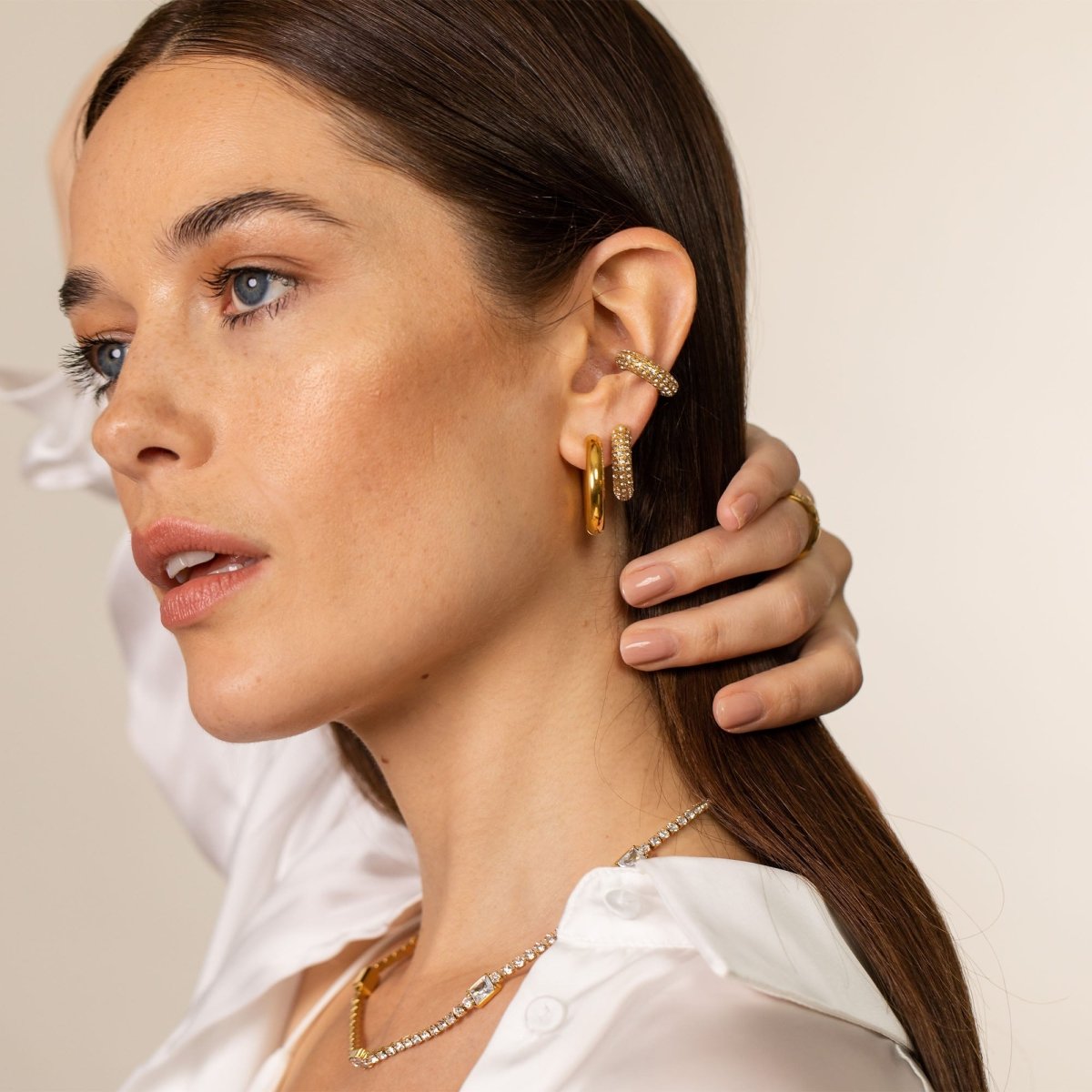 Big Glitter Earring - INT PURELEI