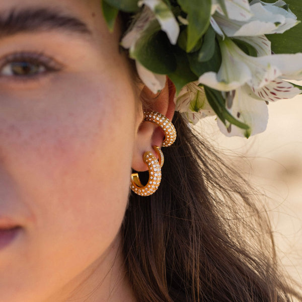 Big Glitter Earring - INT PURELEI