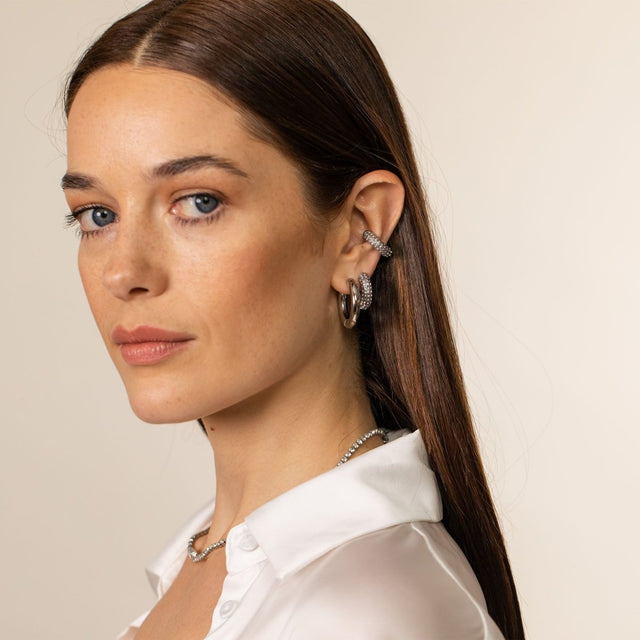 Big Glitter Earring - INT PURELEI