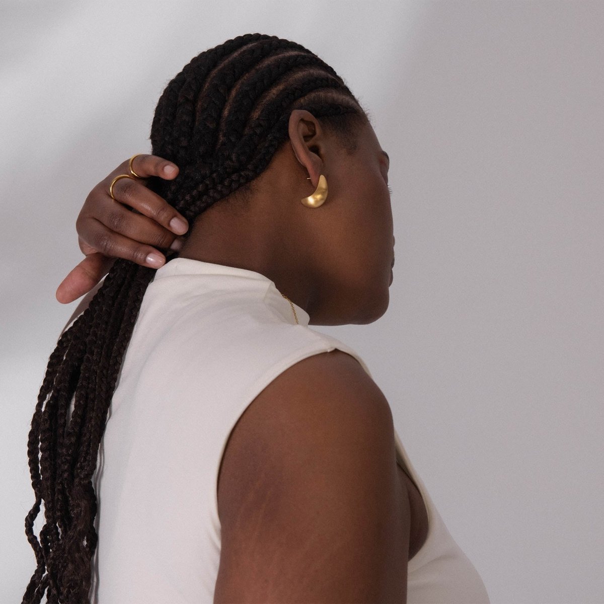 Big Matt Drop Earring - INT PURELEI