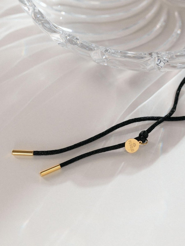 Black Satin Necklace - INT PURELEI