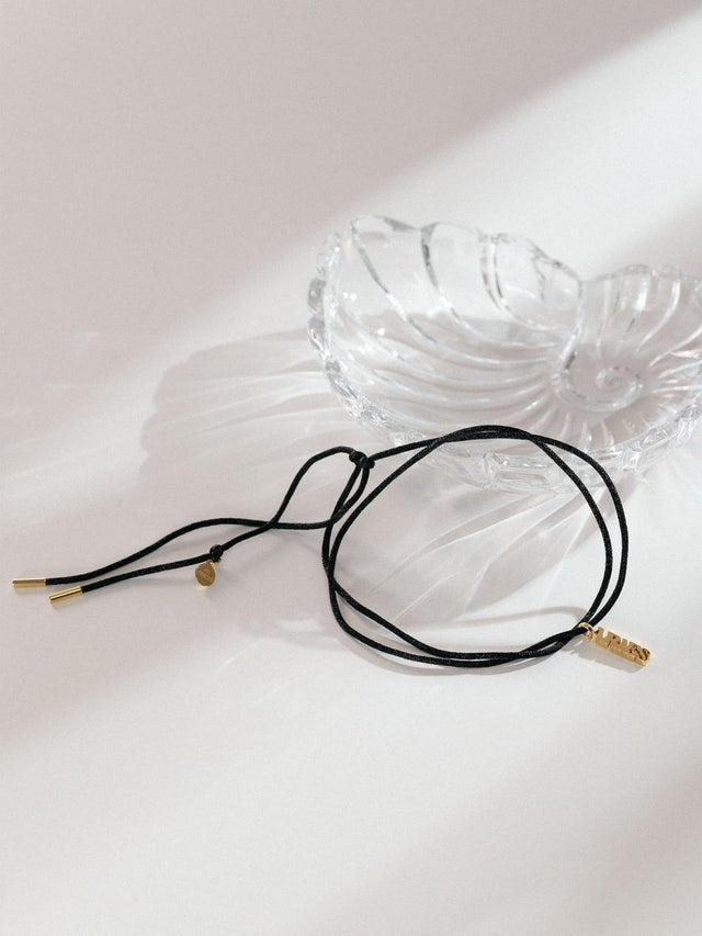 Black Satin Necklace - INT PURELEI