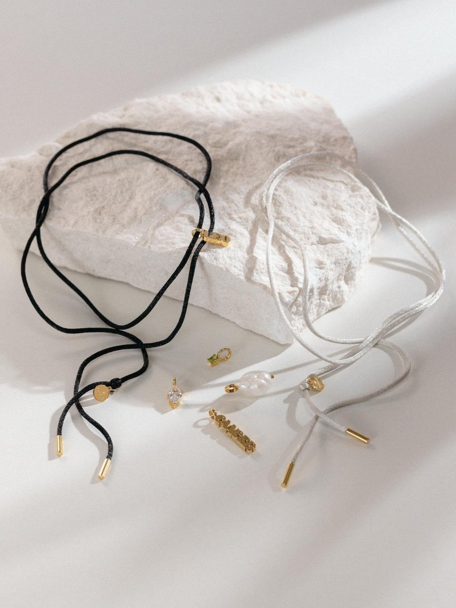 Black Satin Necklace - INT PURELEI