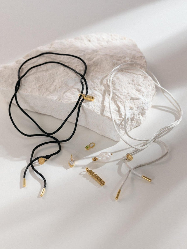 Black Satin Necklace - INT PURELEI