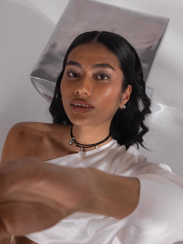 Black Satin Necklace - INT PURELEI