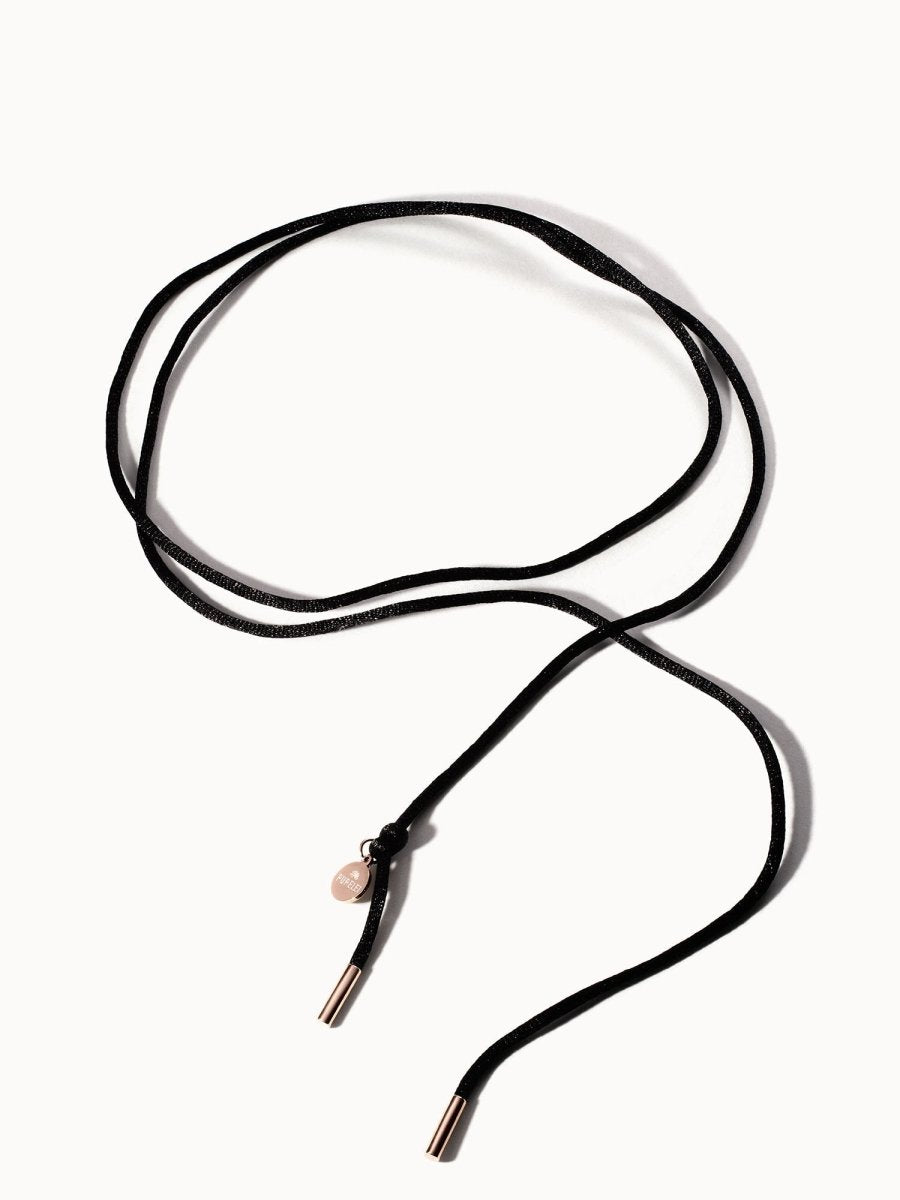 Black Satin Necklace - INT PURELEI