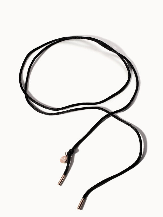 Black Satin Necklace - INT PURELEI