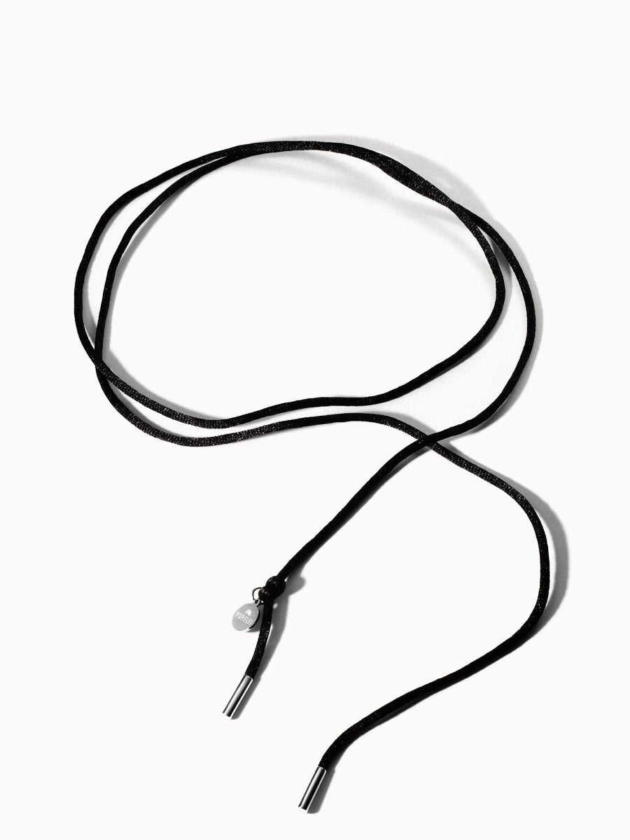Black Satin Necklace - INT PURELEI