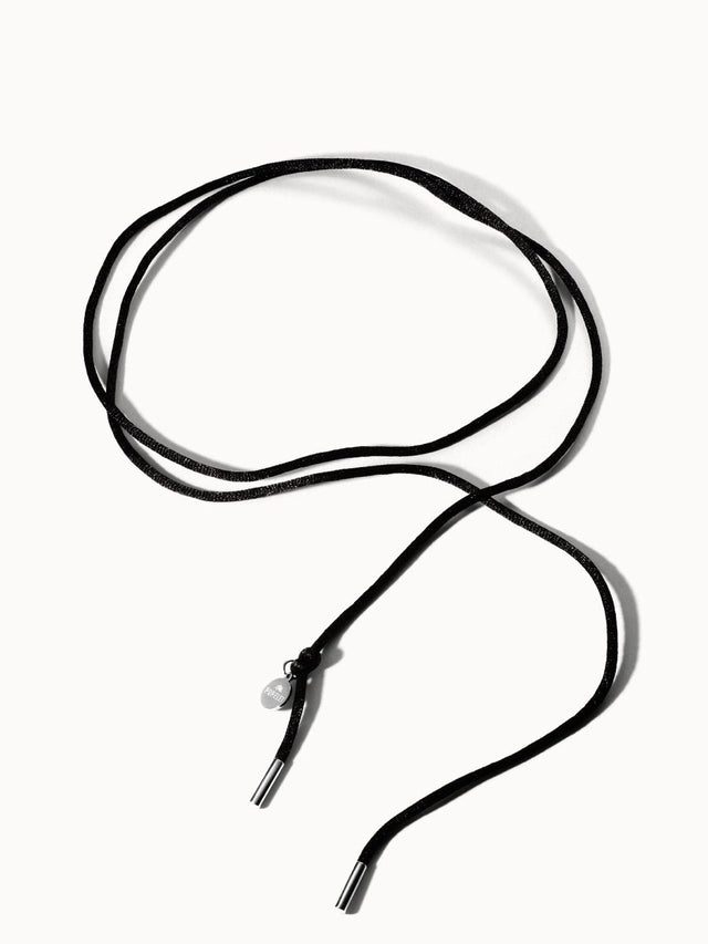 Black Satin Necklace - INT PURELEI