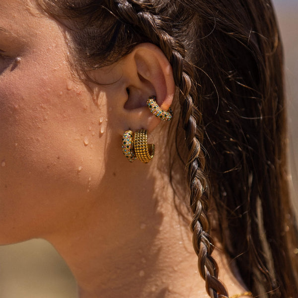 Colorful Glitter Earcuff - INT PURELEI