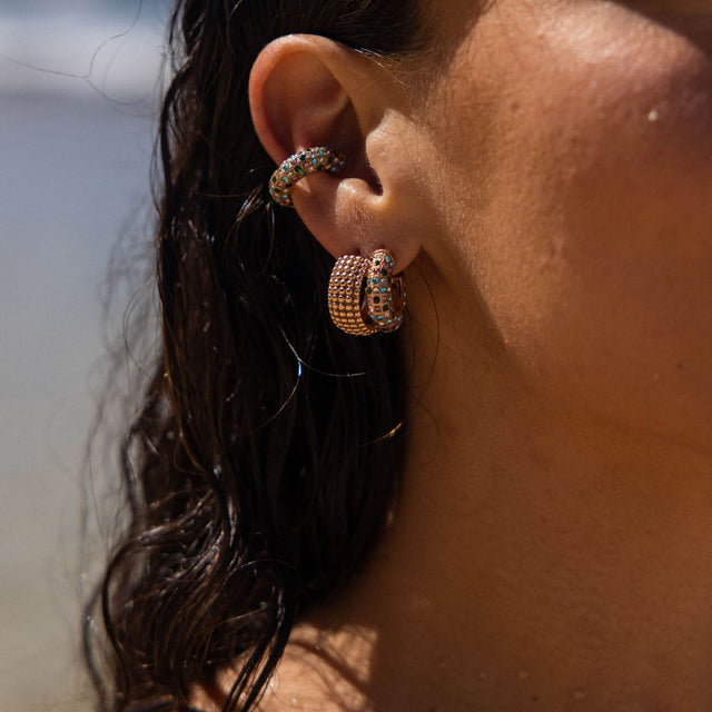 Colorful Glitter Earcuff - INT PURELEI
