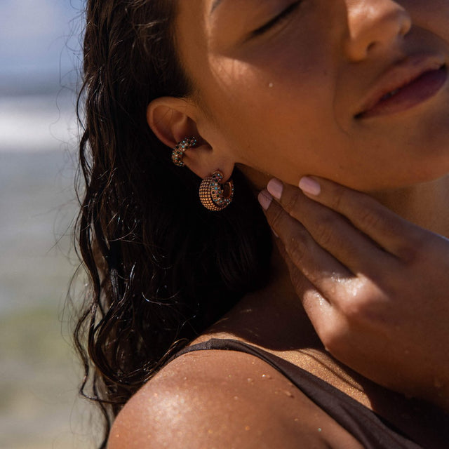 Colorful Glitter Earcuff - INT PURELEI